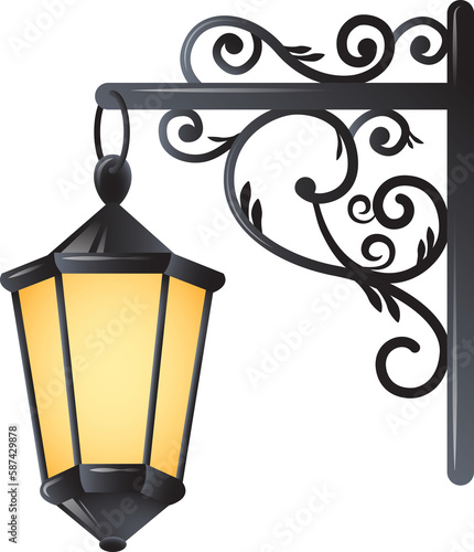 Street lamp icon