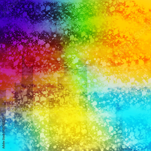 abstract colorful background with rainbow. watercolor texture drop background for wallpaper design
