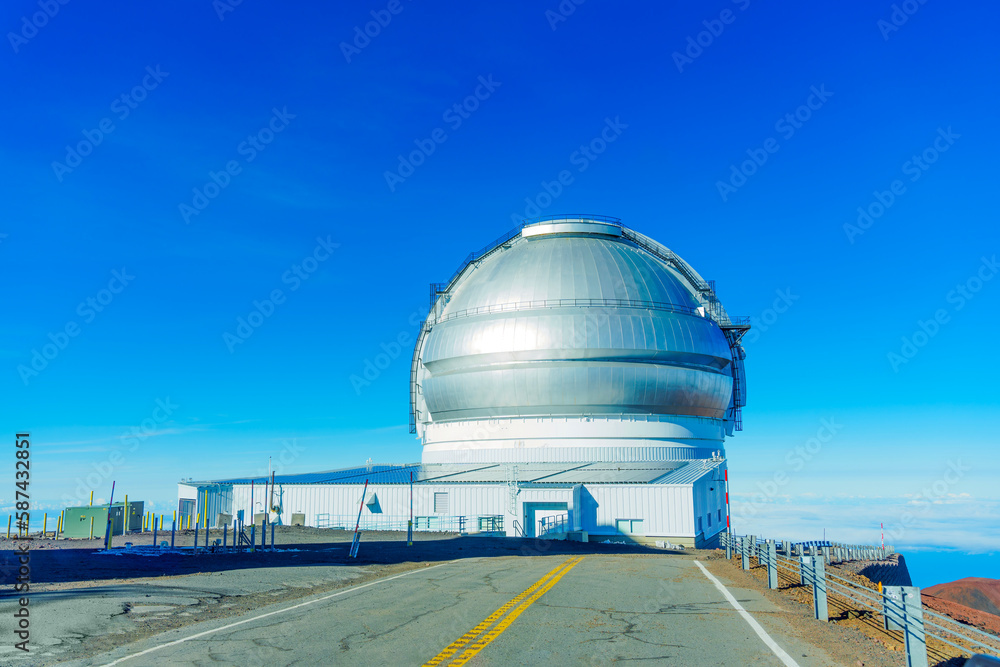 Astronomical Research Facility at Mauna Kea's Summit