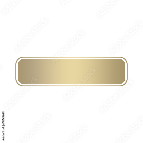 gold banner and frame