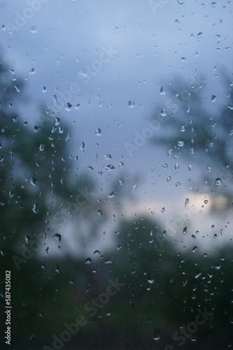 rain on the window