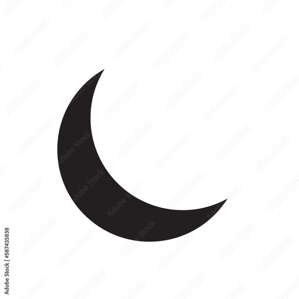 illustration of a crescent moon. Islamic Icon. Icons for Ramadan and Eid designs and vectors. illustration of a crescent moon. Islamic Icon. Icons for Ramadan and Eid designs and vectors.