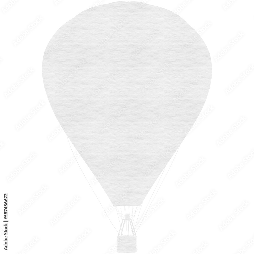 Obraz premium Digital composite of fire balloon