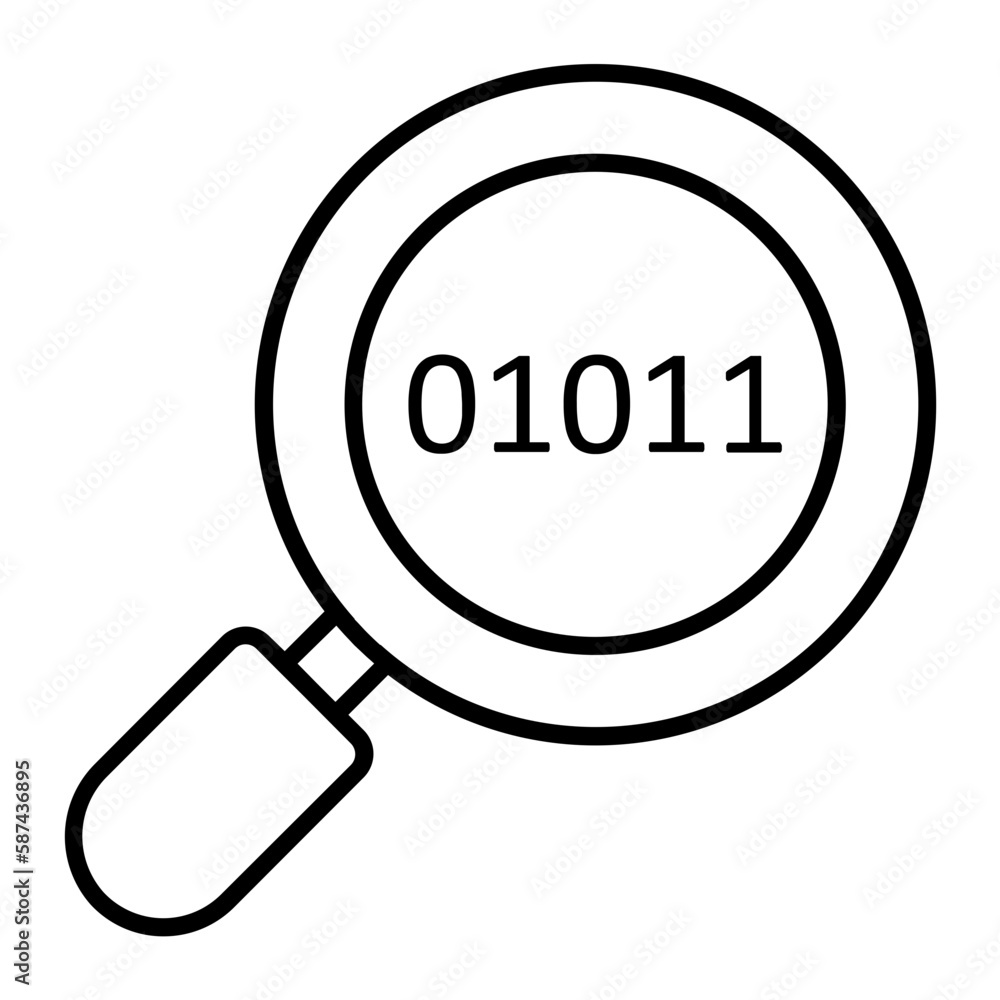 Coding Outline Icon Coding Outline Icon