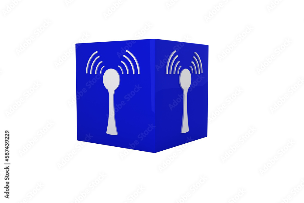 Network tower on cube Network tower on cube