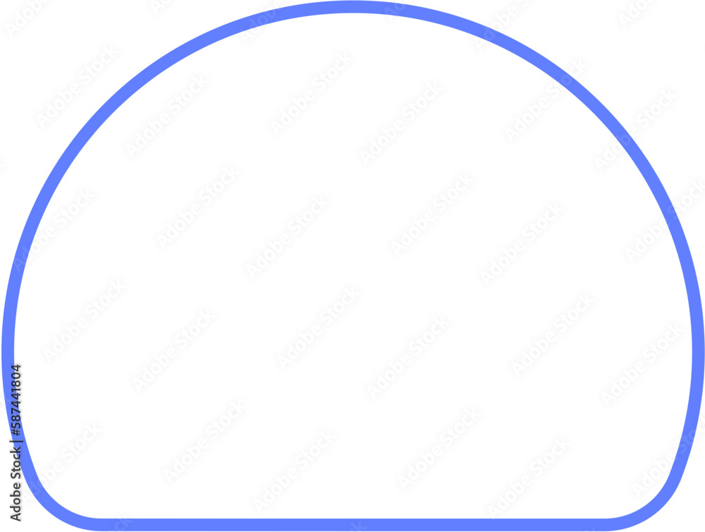 Round Shape Outline Design Element Vector Round Shape Outline Design Element Vector