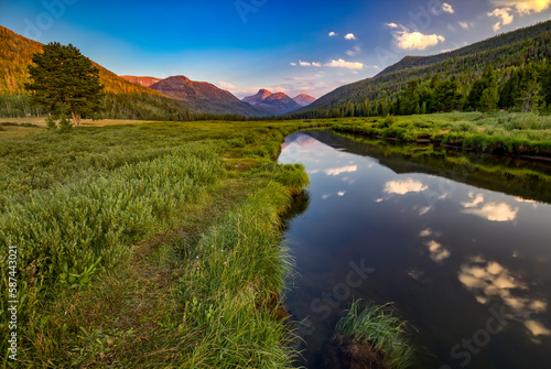 Still Water in a mountain valley