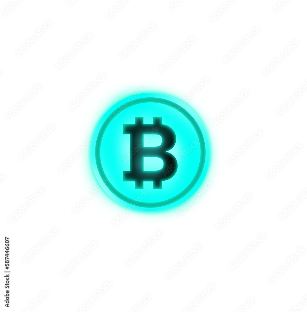 Symbol of bitcoin digital cryptocurrency Symbol of bitcoin digital cryptocurrency