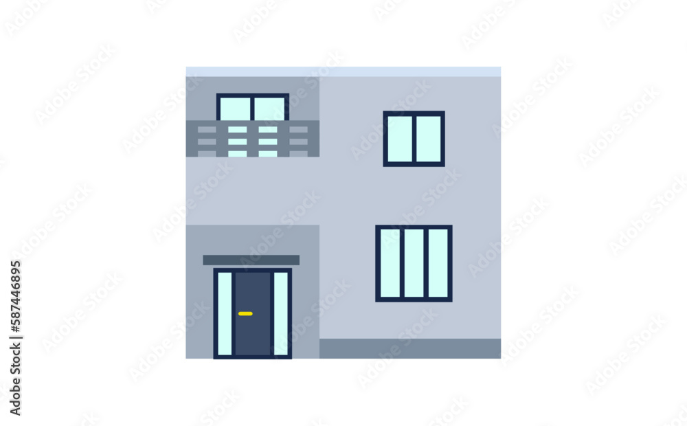 日本の住宅のイラスト 日本の住宅のイラスト