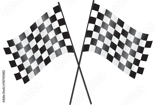 Race flag icon