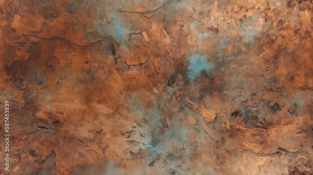 Subtle grunge rust texture background. Generative AI Subtle grunge rust texture background. Generative AI