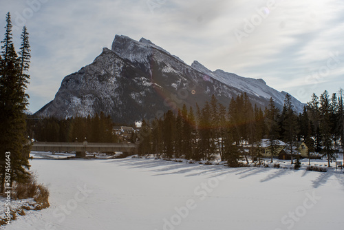 Canadian Rocky Mountains in Banff National Park, Alberta.
