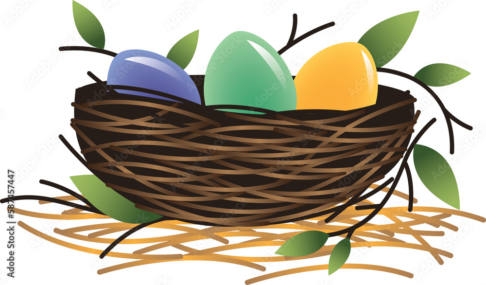 Eggs in the nest icon