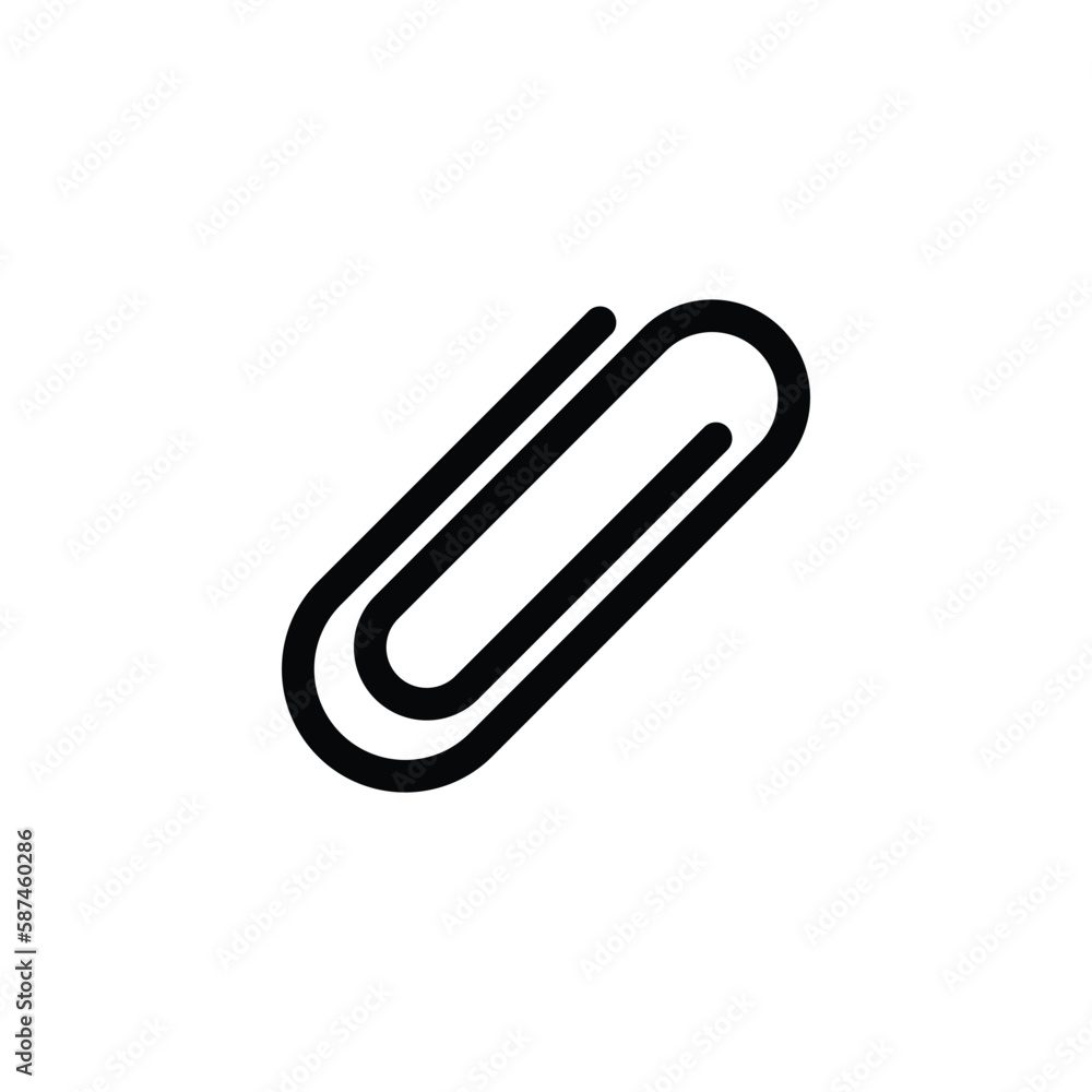 paper clip logo icon design vector paper clip logo icon design vector