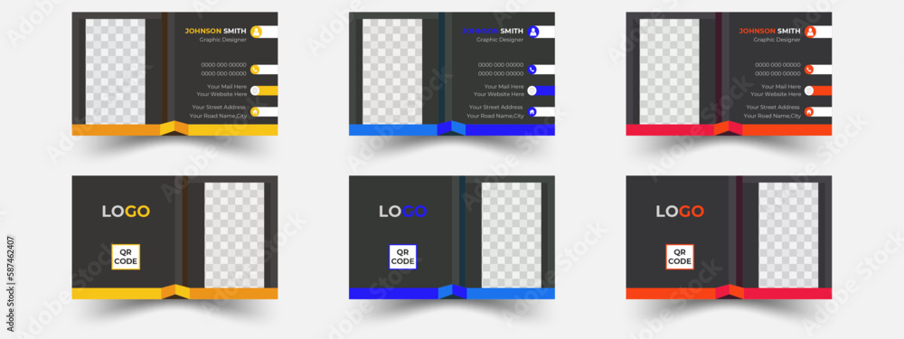  visit card, corporate business cards, own, void, grab, bulletin, introduction, recruitment, id, elegant, estate business card. Modern Creative And Clean Business Card Design Template
