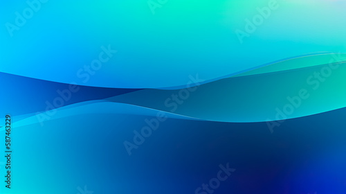 Colorful gradient abstract backgrounds in Tranquil Blue color. Abstract colorful gradient background for design as banner, ads, and presentation concept. Generative AI