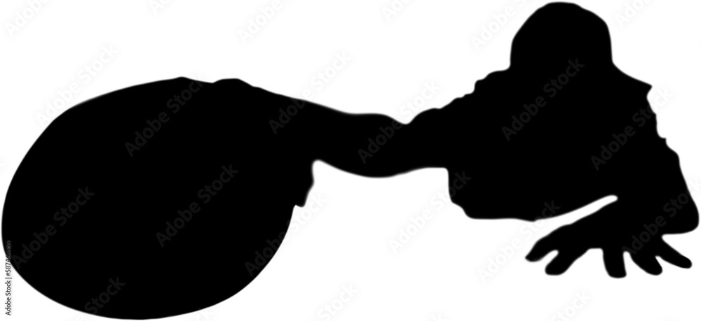 Rugby player reaching for ball Rugby player reaching for ball