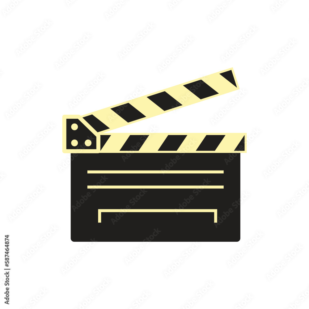 Obraz premium video logo icon design vector