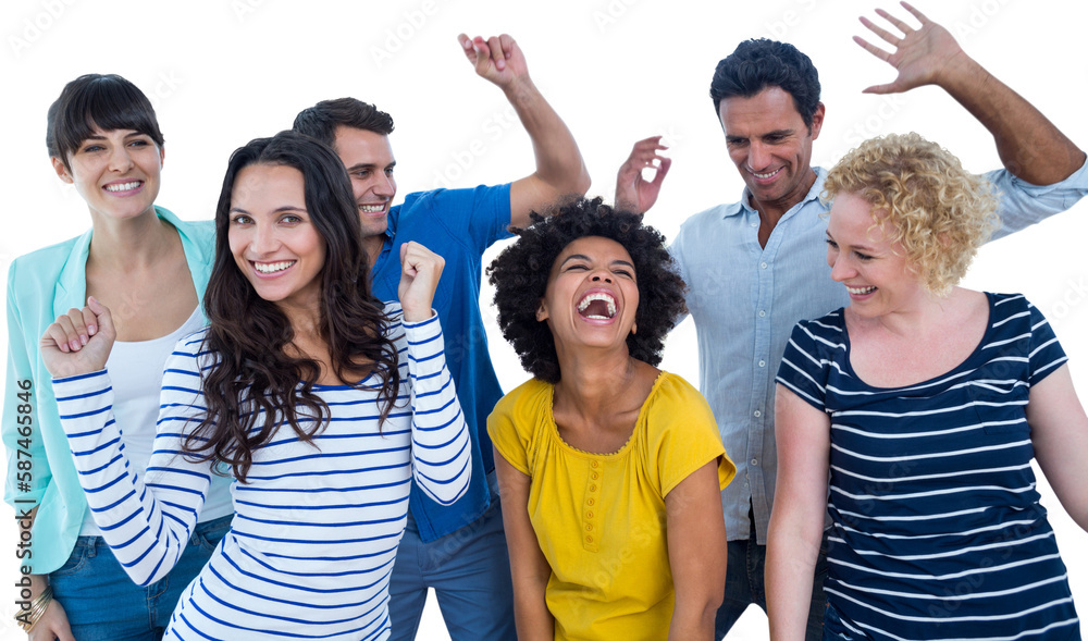 Creative business team having fun Creative business team having fun