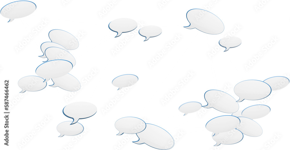 Abstract image of speech bubble Abstract image of speech bubble
