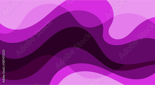 Abstract purple wavy pattern background texture in trendy color vector illustration