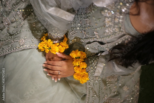 Desi traditional bride details