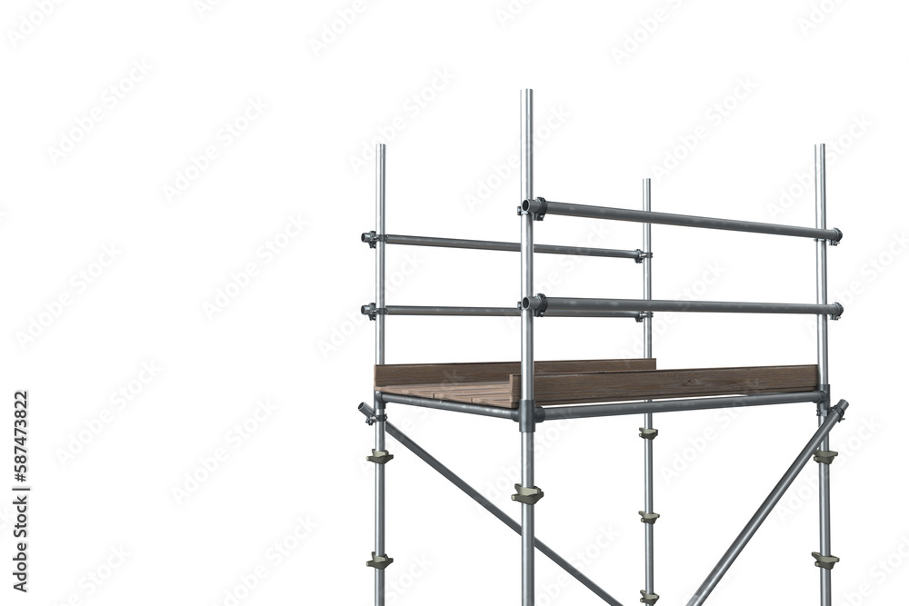 Digitally generated image of scaffolding Digitally generated image of scaffolding