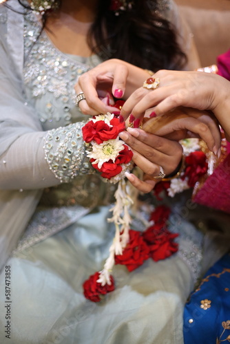 Desi traditional bride details