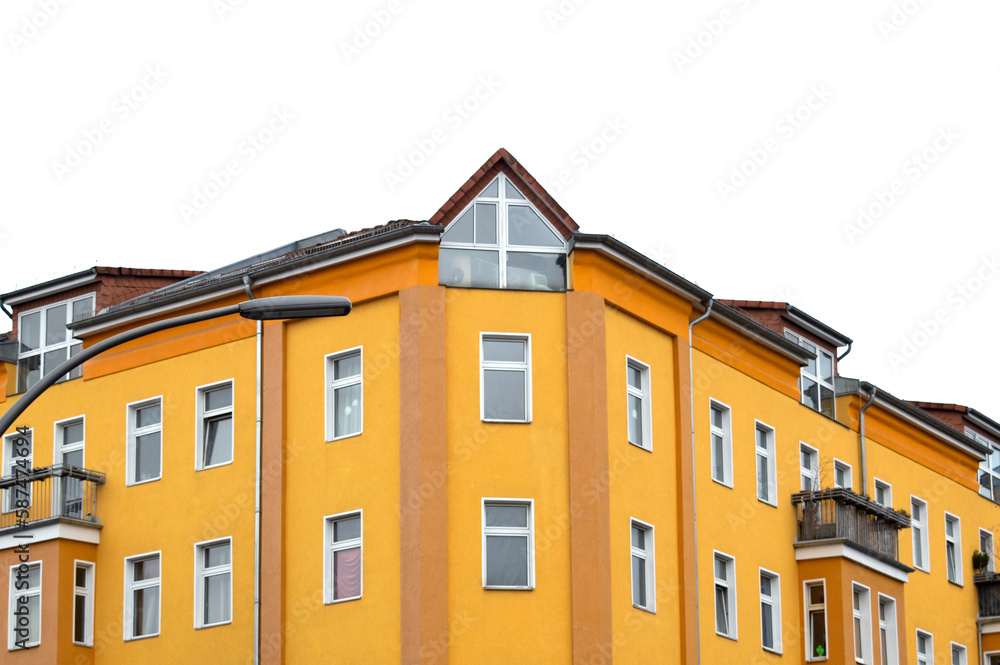 Fototapeta premium Yellow building