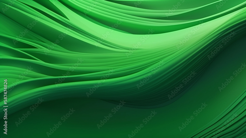 Naklejka premium hunter green waves background