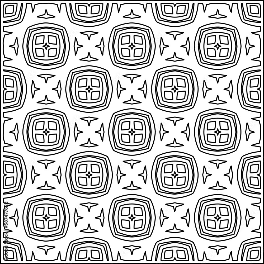 Stylish texture with figures from lines .Geometric lines art. Black and white pattern. Abstract background for web page, textures, card, poster, fabric, textile. Stylish texture with figures from lines .Geometric lines art. Black and white pattern. Abstract background for web page, textures, card, poster, fabric, textile.