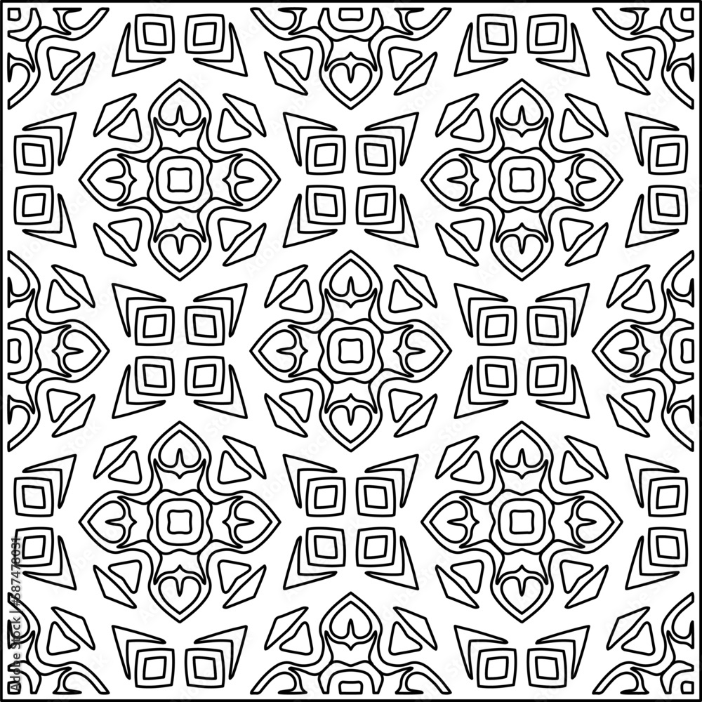 Stylish texture with figures from lines .Geometric lines art. Black and white pattern. Abstract background for web page, textures, card, poster, fabric, textile. Stylish texture with figures from lines .Geometric lines art. Black and white pattern. Abstract background for web page, textures, card, poster, fabric, textile.