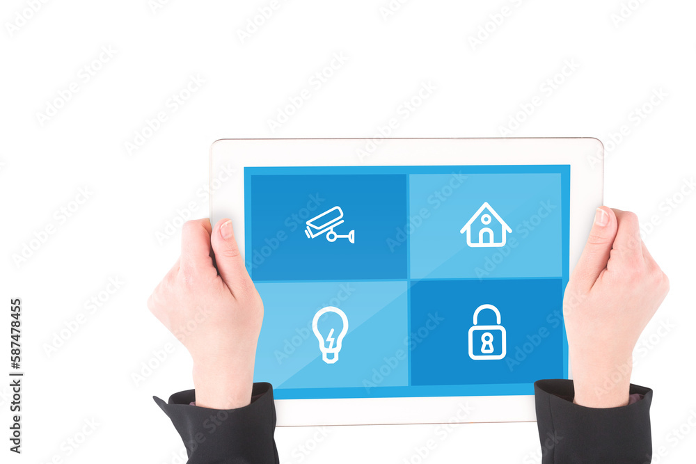 Close-up of person holding digital tablet Close-up of person holding digital tablet