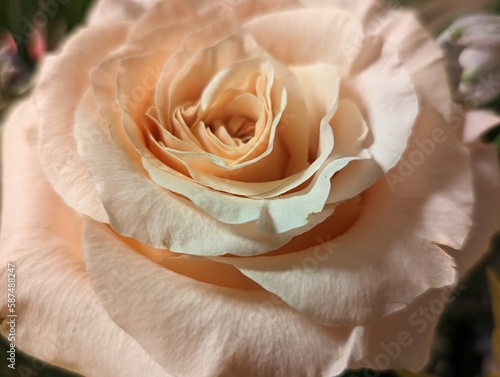 yellow rose close up