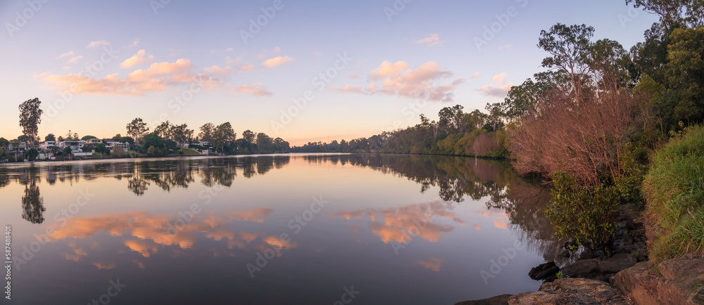 River Morning Panorama