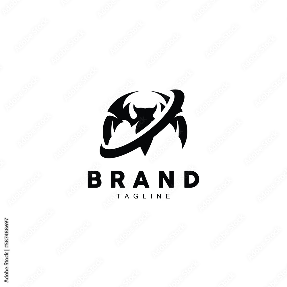 night animal halloween bat logo vector symbol night animal halloween bat logo vector symbol