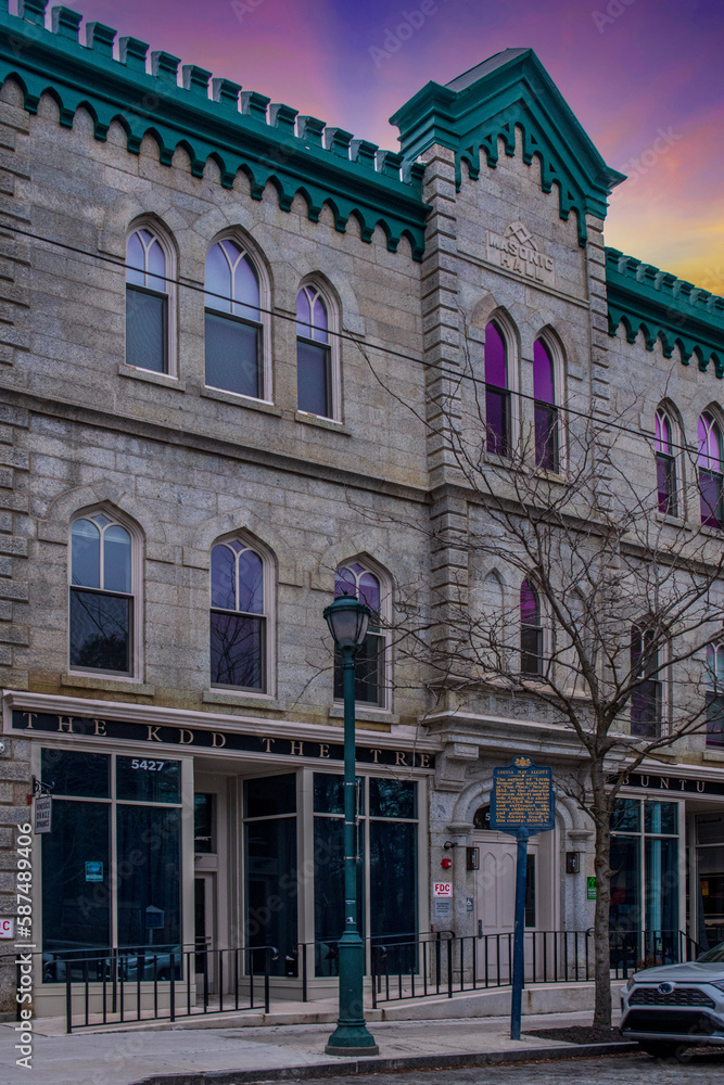 Obraz premium building in the city