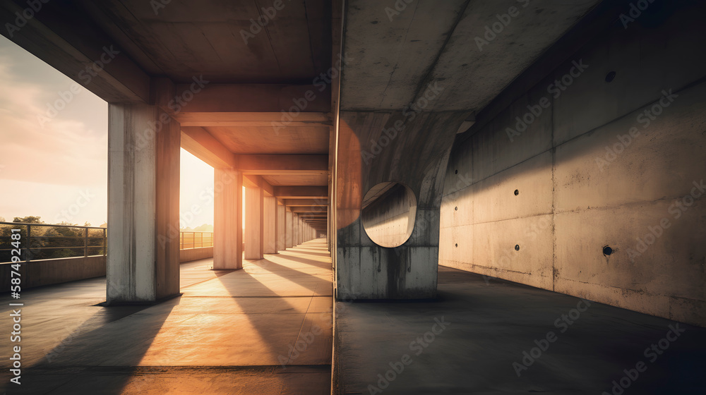 custom made wallpaper toronto digitalAbstarct architecture concept background. Minimalistic wallpaper.