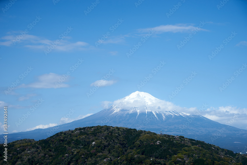 富士山・山・日本・青空・風景・静岡