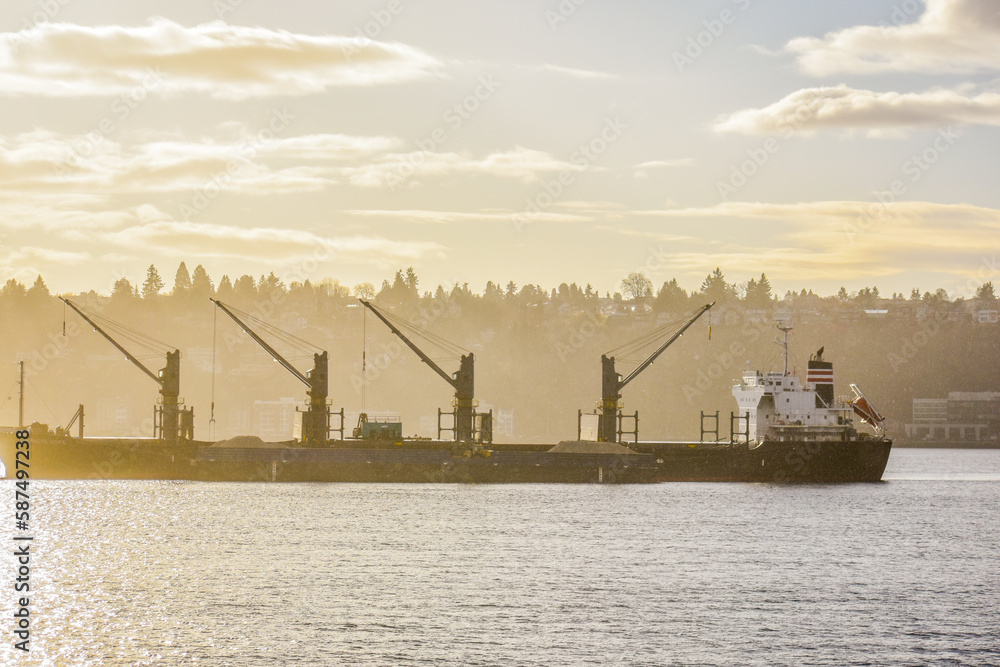 Seattle Cargo Ship