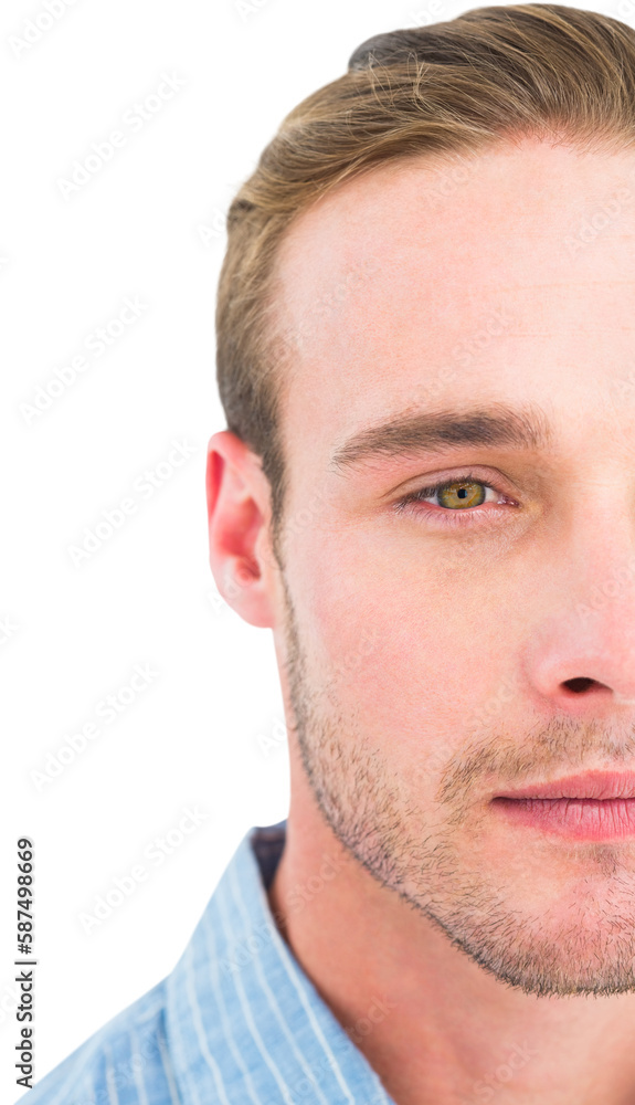 Obraz premium Attractive man in shirt thinking