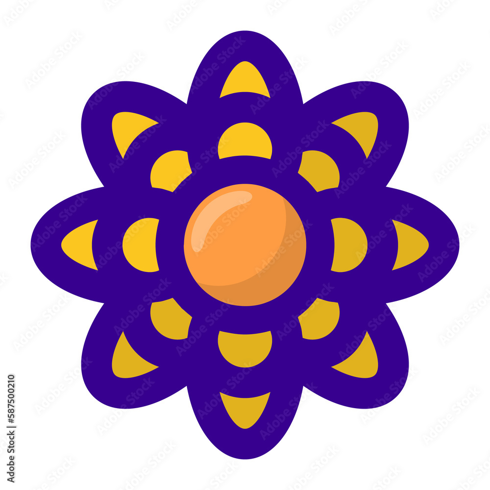 Beautiful yellow Flower no background