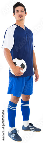 Football player holding ball © vectorfusionart