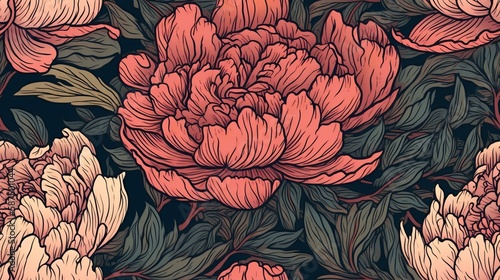 Peony Pattern