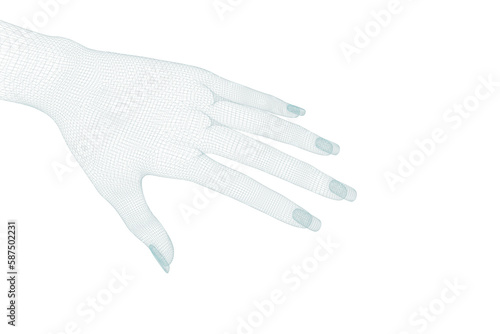 3d image of hand  © vectorfusionart