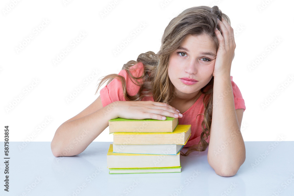 Tired hipster lying on table Tired hipster lying on table