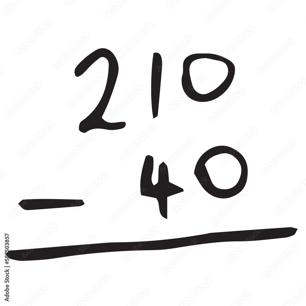 Digitally generated image of numbers Digitally generated image of numbers