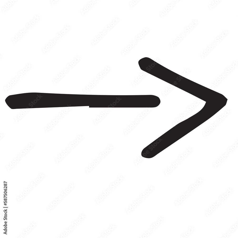 Digital image of arrow Digital image of arrow
