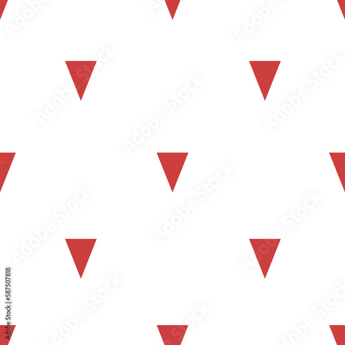 Free Download Illustration of triangle shape icon in red color - GFXLoad