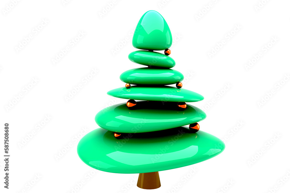 Christmas decoration over white background Christmas decoration over white background